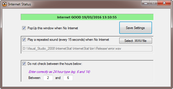 Internet Status
