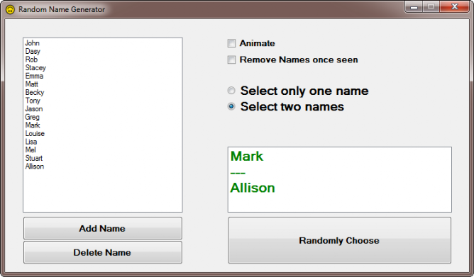 Random Names